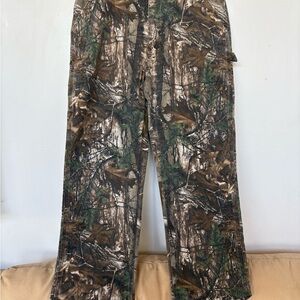 Carhartt Brown and Green Cargo Pants for Outdoor Adventures